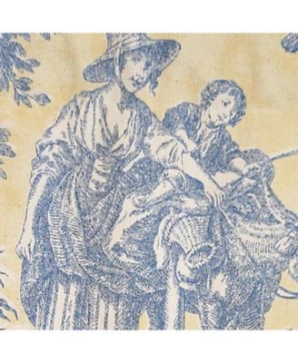 Colonial Provance 100% Cotton Rod Pocket Lined  Window Valance 50" x 15" Yellow