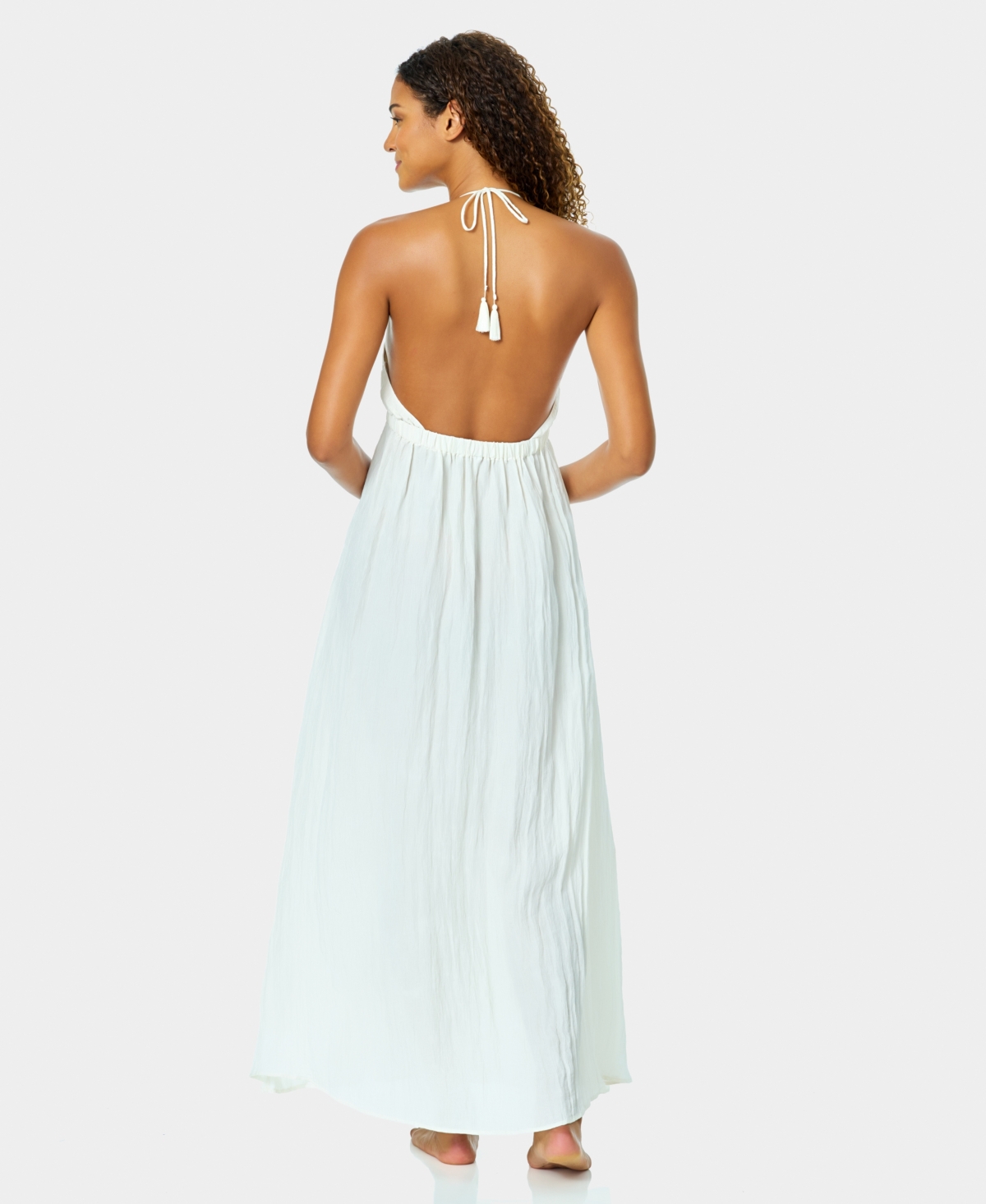 Anne Cole Women's Maxi Jeweled Cover-Up Swim Dress