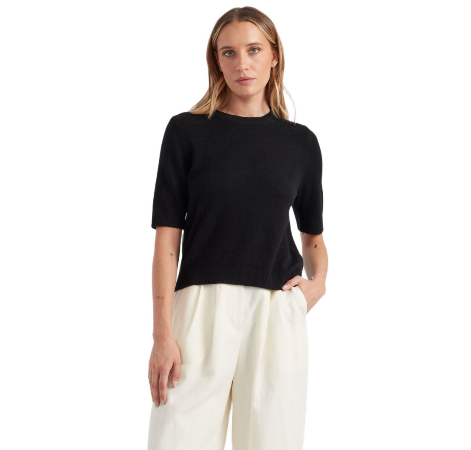 Women's Chinti and Parker Cashmere T-Shirt