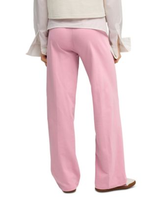 Women's Essential Logo Mid-Rise Full-Length Pants