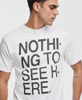 Men's Relaxed-Fit "Nothing To See Here' Graphic T-Shirt