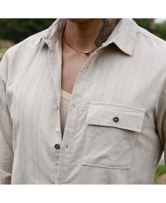 Men's Multitrack-Striped Shirt