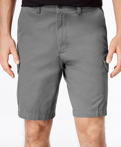 Geoffrey Beene Men's Big and Tall Washed Twill Cargo Shorts
