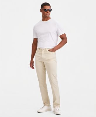 Men's Cotton-Blend 5-Pocket Regular-Fit Pants
