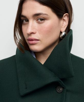 Women's Belt Manteco Wool Coat