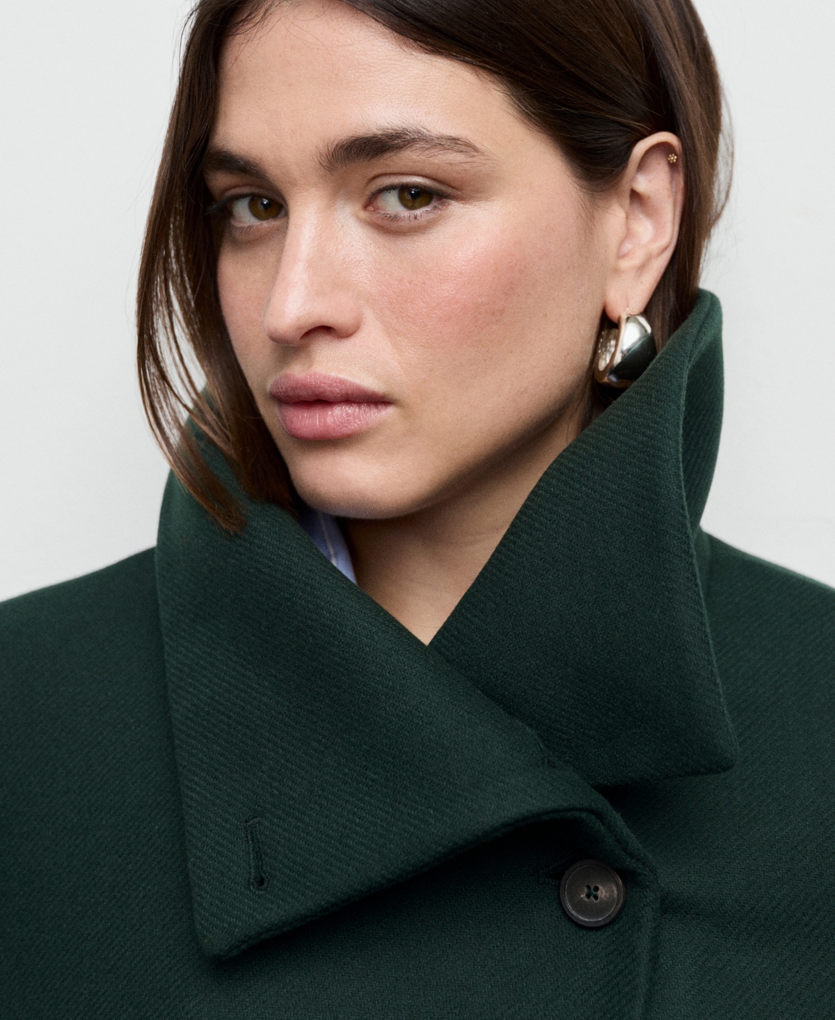 Mango Women's Belt Manteco Wool Coat