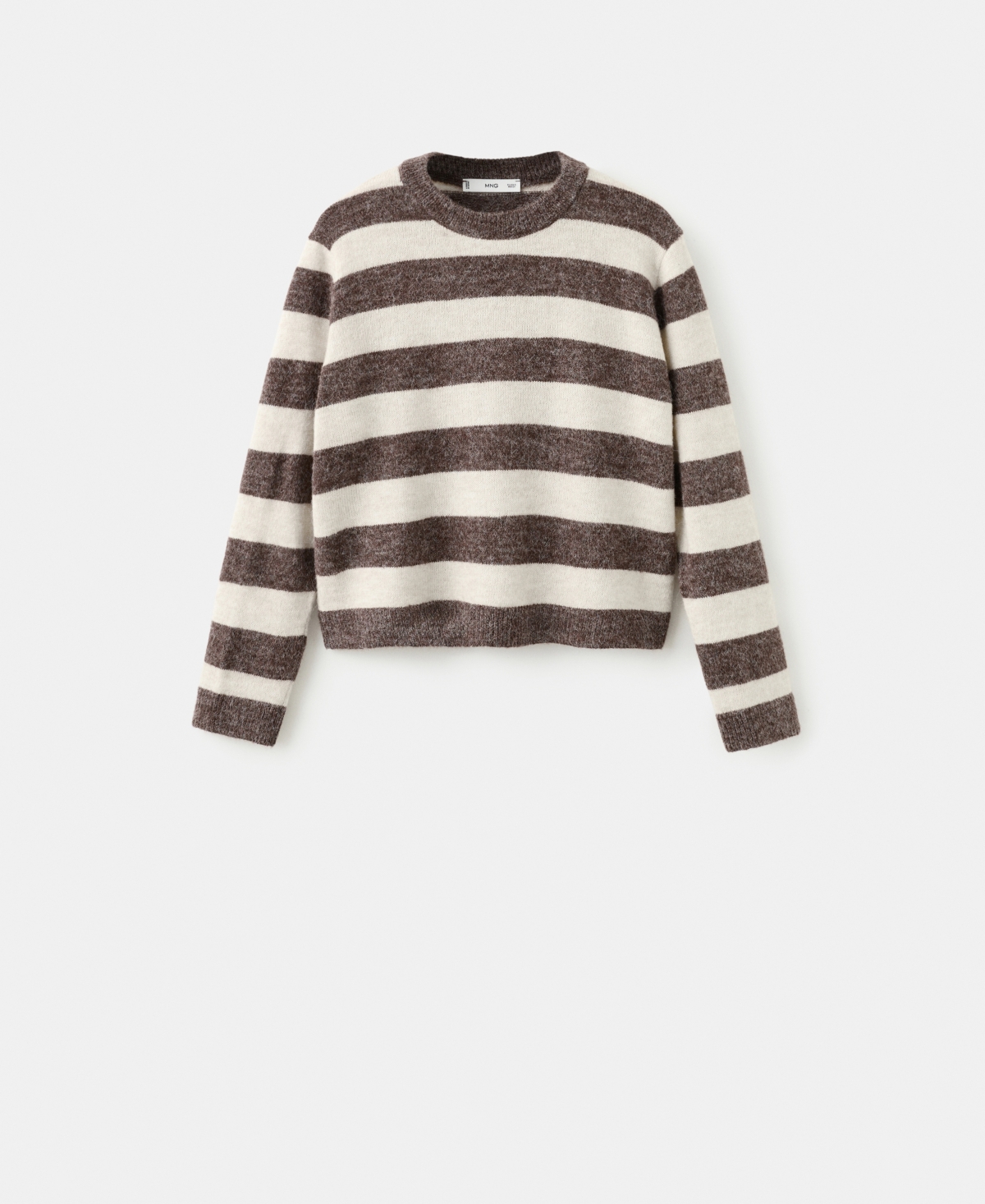 Mango Women's Knit Striped Sweater