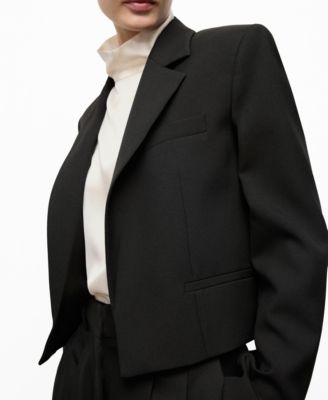 Women's Crop Suit Blazer