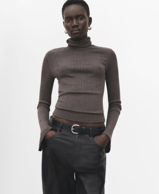 Women's Flared Sleeves Turtleneck Sweater