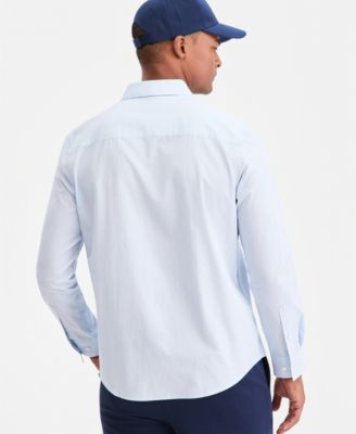 Aflani Men's Luke Cotton Long-Sleeve Button Shirt