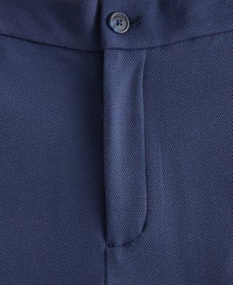 Men's Textured Knit Suit Pants