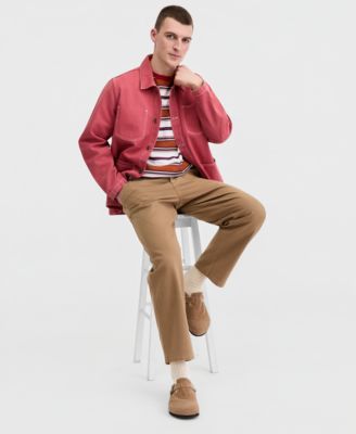 Sun +  Stone Men's Cotton Continental Wash Chore Jacket