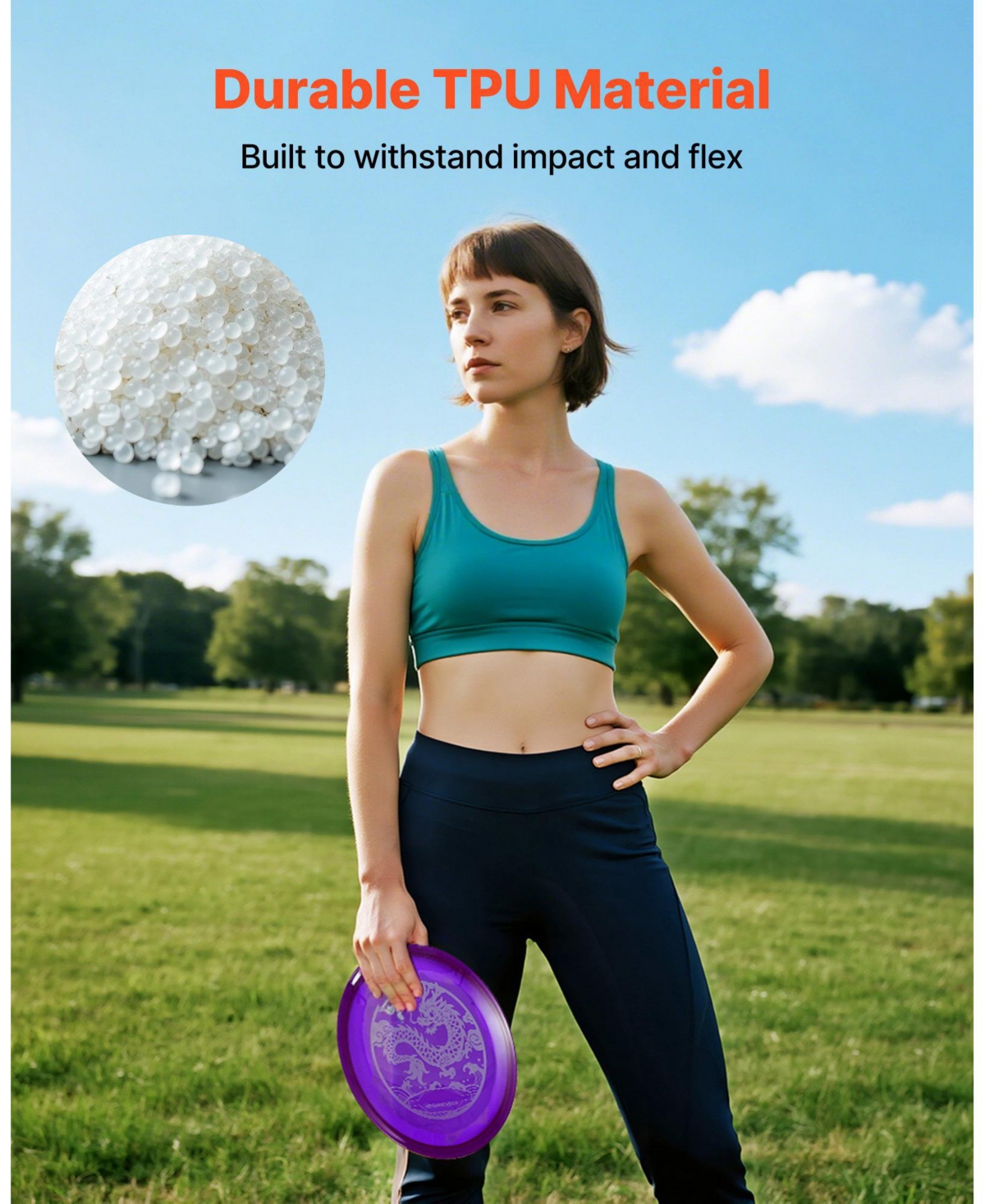 Sugift Disc Golf Set 8-Pack Starter Discs with Putter Mid-Range Driver Pdga Approved