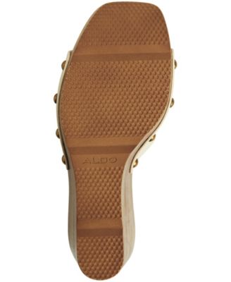 Women's Grounded Slip-On Wedge Sandals