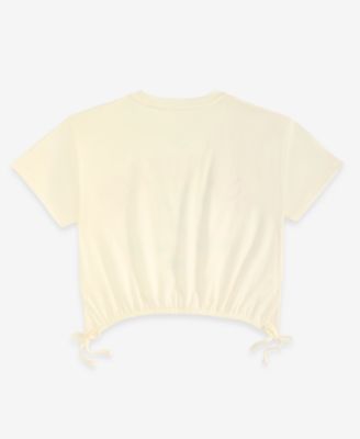 Girls' 4-16 Peanuts Bon Voyage Cinch-Hem T-Shirt