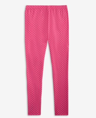 Girls' 5-20 Dot-Print Leggings