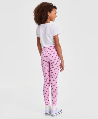 Girls' 5-20 Butterfly-Print Leggings