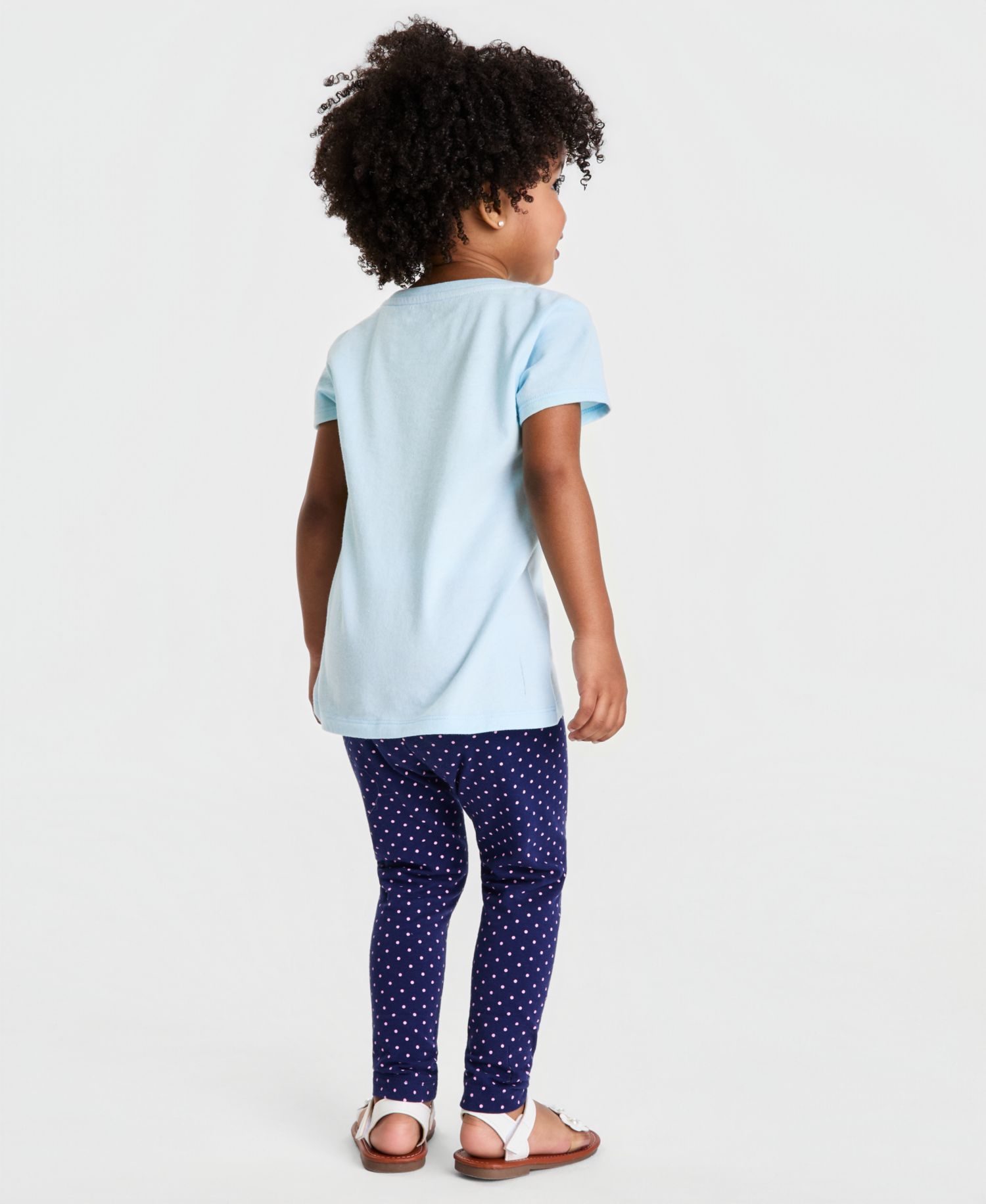 Girls' 12M-5T Flowers Frames Tee