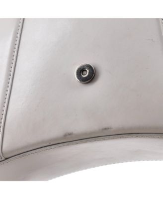 Small Hourglass Top Handle Bag Leather