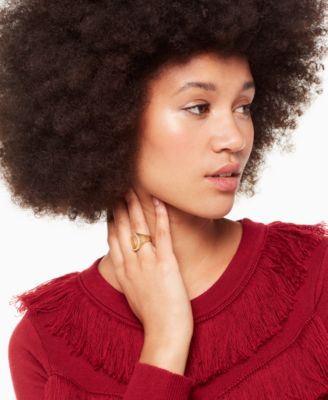 Cubic Zirconia Saddle Up Pave Horseshoe Ring