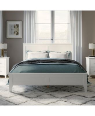 Solid Wood King Platform Bed