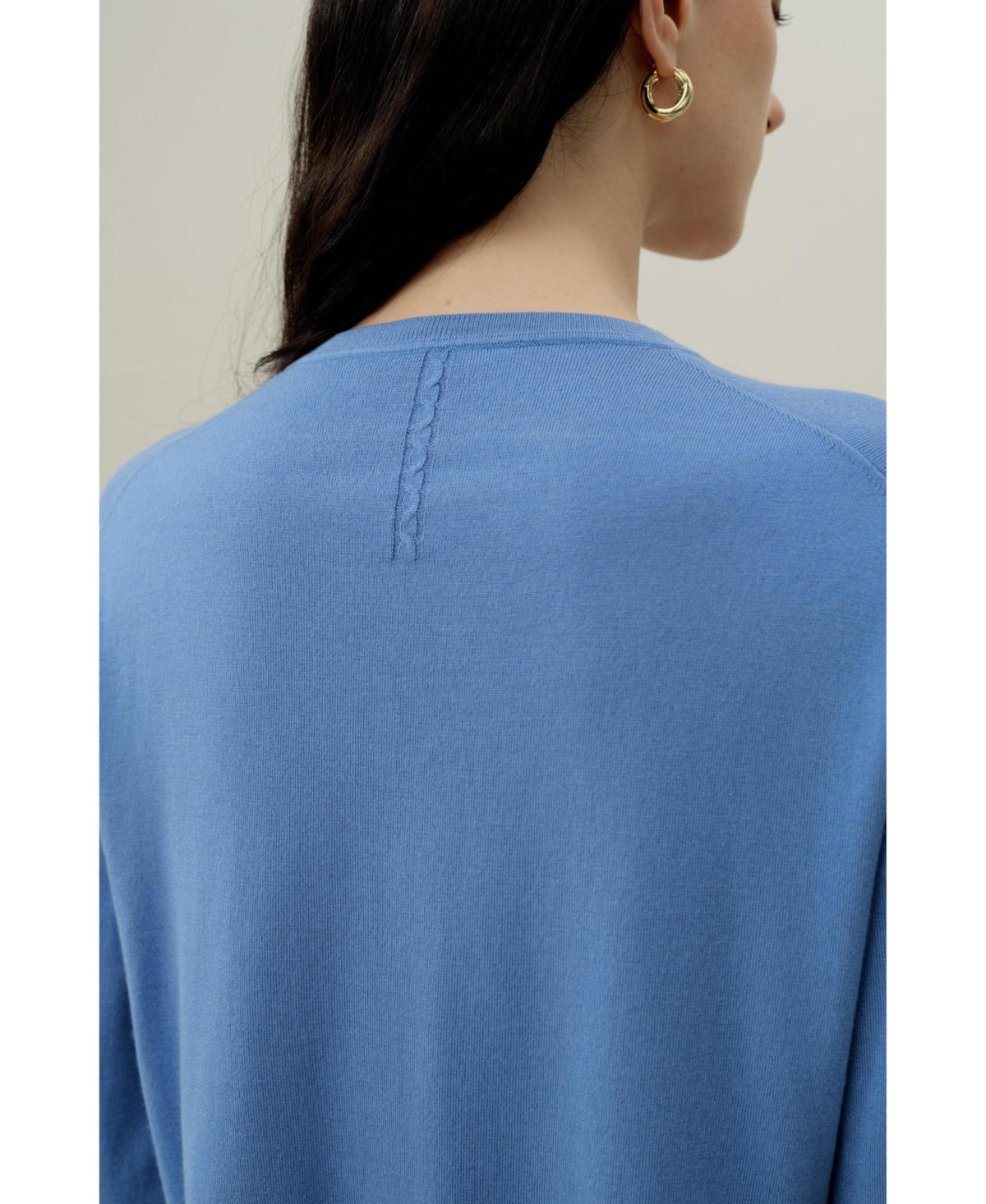 Lilysilk Women's Round-Neck Silk Cashmere Cardigan