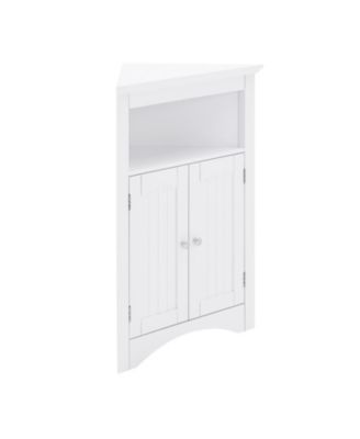  Corner Cabinet with Doors & Shelves