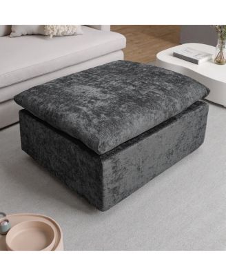 Streamdale Minimalist No-Assembly Plush Corduroy Sectional Sofa with Chaise