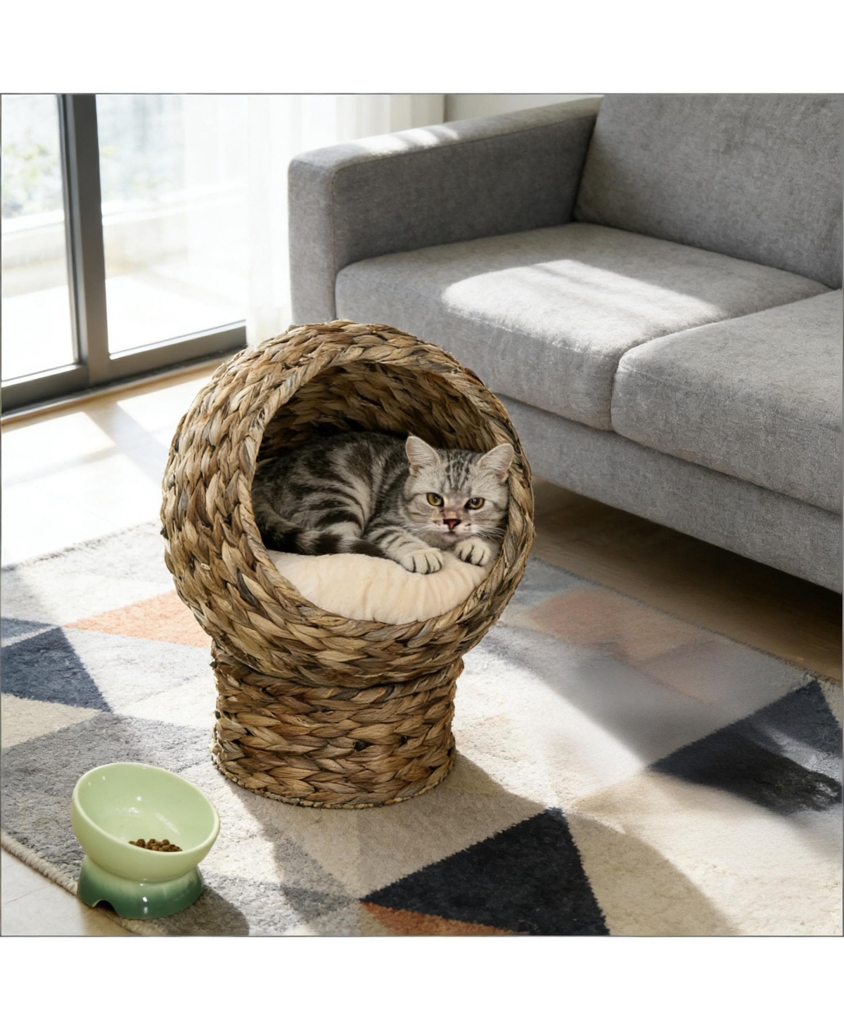 Zeus & Ruta Elevated Basket Bed Kitty House