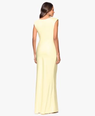 Petite Cowl Neck Gown