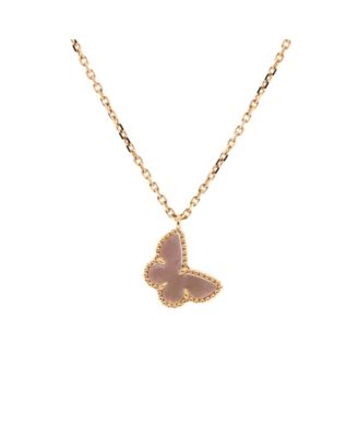 Sweet Alhambra Butterfly Pendant Necklace