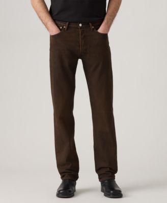 Men's 501 Regular-Fit Button Fly Non-Stretch Jeans
