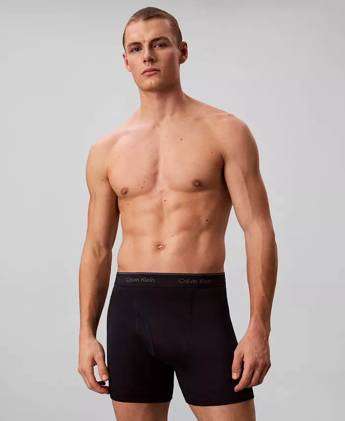 Men's Cotton Classic Boxer Briefs Underwear, 5-Pack - thumbnail 5