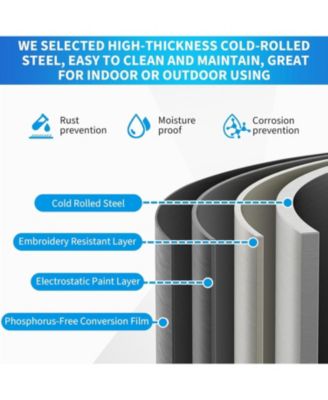 3-Door Metal Office Storage Cabinet with 27 Hooks & 9 Shelves, 72" Tall Steel Lockers, Employee Locker Cabinet for Office, Gym, Home