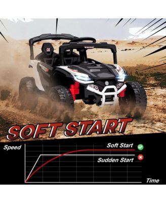 12V Kids Ride On Truck with Dual Motors for 3-8 Boys Girls,