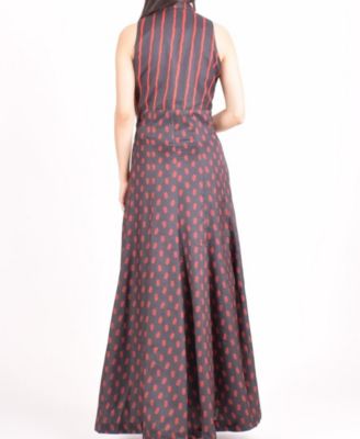 Meher Slit Button Up Maxi Dress