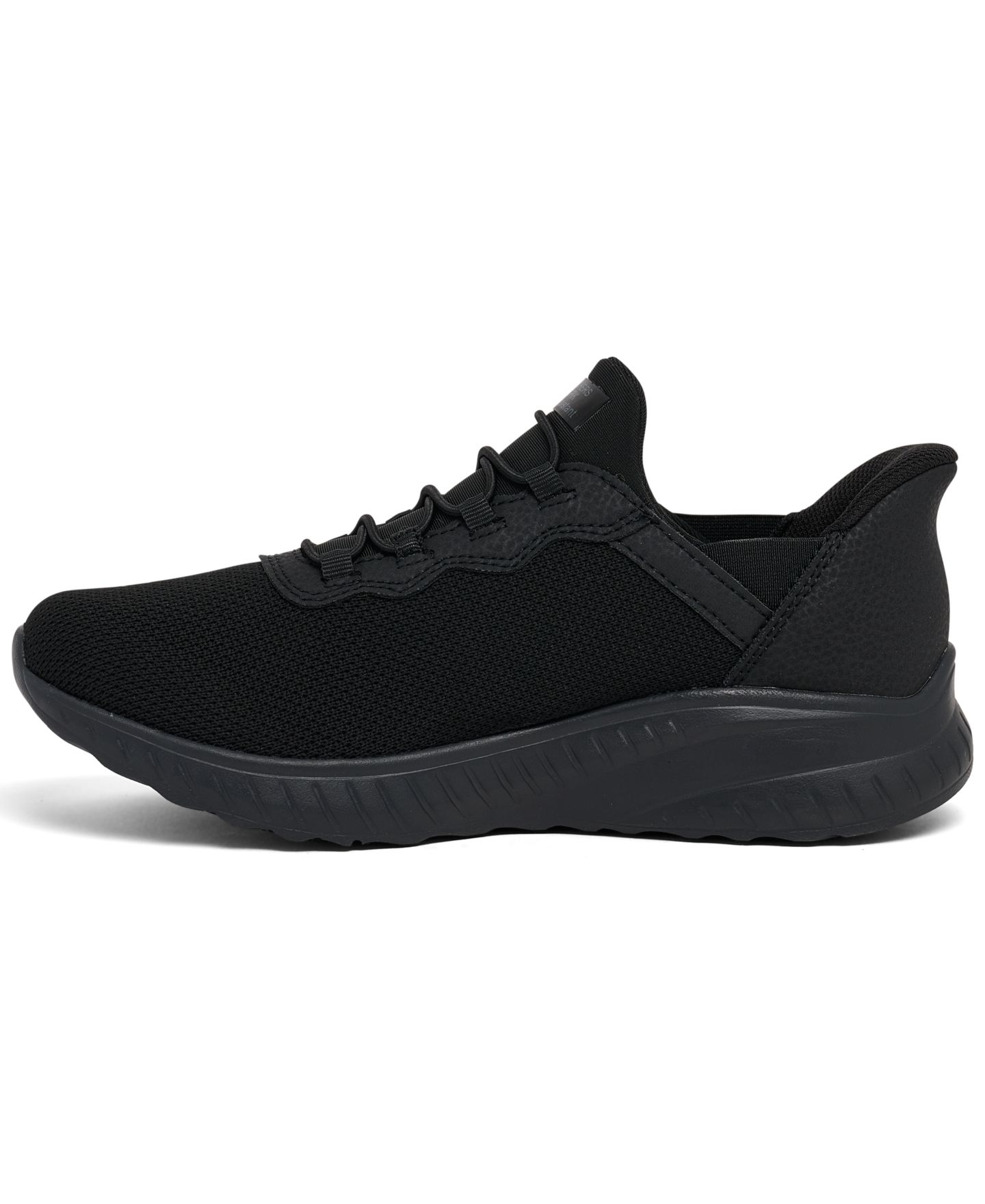 Женские кроссовки Skechers Slip-Ins Work: Squad Chaos SR - Jasul Slip-On Work Sneakers Wide Width, цвет: Чёрный — фото 3