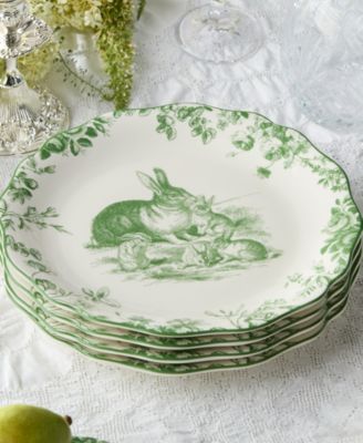 Le Jardin Dinner Plates, Set of 4