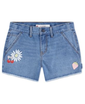 Girls' 7-16 Applique Girlfriend Shorts