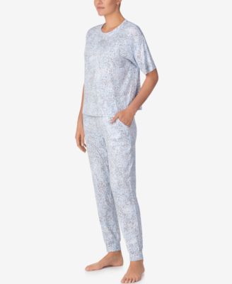 Women's Short-Sleeve Top & Jogger Pants, 2-Piece Set