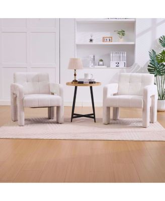 Modern Minimalist Single Armchair for Living Room, Bedroom, Office