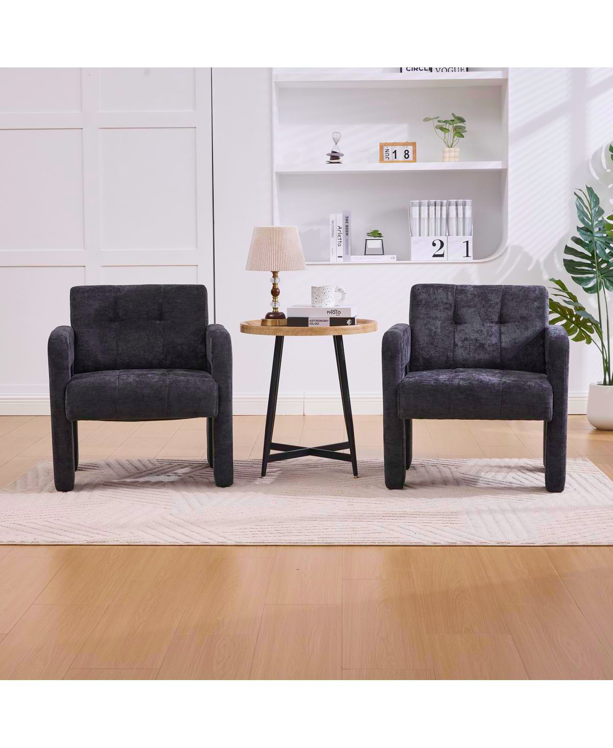 Streamdale Furniture Modern Minimalist Casual Upholstered Armchair for Living Room, Bedroom