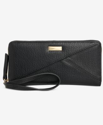 Hazell Geo Pebble Zip Around Wallet