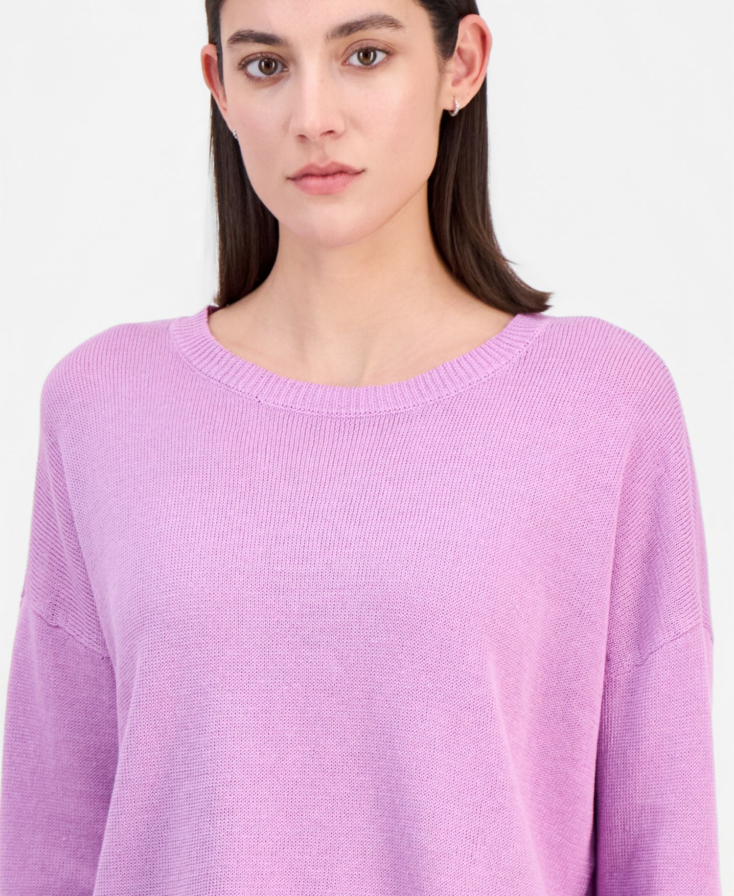 Women's Linen & Cotton Relaxed Sweater