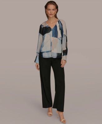 Women's Printed Long-Sleeve Top