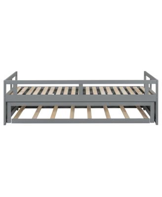 Extending Daybed with Trundle, Wooden Daybed with Trundle