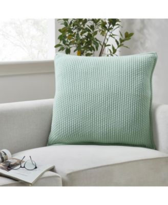 Popcorn Weave Throw Pillow Covers, 22"x 22", Set of 2