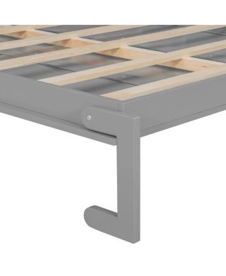 Queen Size Murphy Bed Wall Bed with Shelves