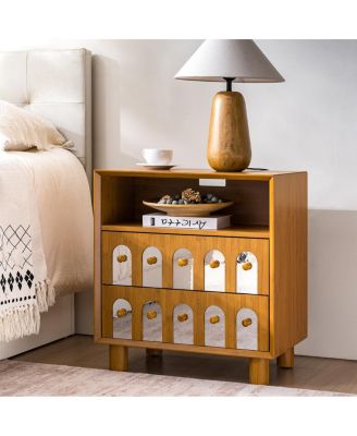 Two Drawers Nightstand