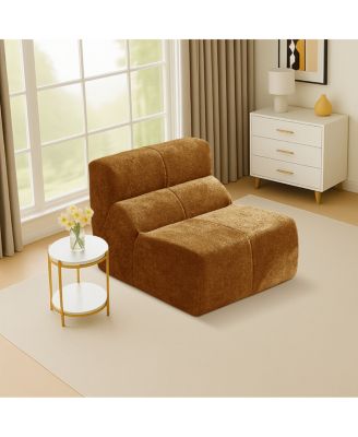  Luxury Cloud-Soft Velvet Single Sofa Chair